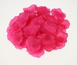 JUYO VONSAN® 1000枚 フラワーシャワー ローズ バラ 花びら 演出 造花 セット 生花 風 結婚式 ウエディング 次会 パーティー (ローズレッド)