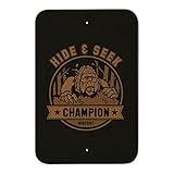 Hide and Seek Champion Bigfoot Sasquatch面白いホームビジネスオフィスSign 6" x 9" SIGN.WOOD.9X6.Z000661_8