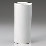 花瓶 白磁10号投入 [ 12.4 x 28cm ] 料亭 旅館 和食器 飲食店 業務用