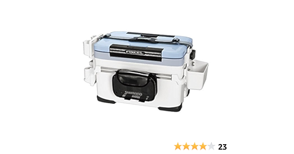 Amazon シマノ Shimano クーラーボックス 22l フィクセル ライトゲームスペシャル2 2lf L22p 釣り用 ピュアホワイト シマノ Shimano スポーツ アウトドア