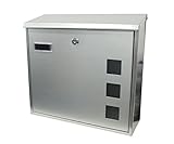 life_mart ステンレス 郵便ポスト 鍵付き