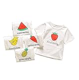 キッズボーイズガールズ半袖TシャツベーシックTシャツ5枚組