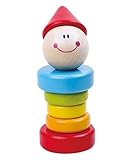 Tooky Toy Clown Rattle Children Toys [並行輸入品]