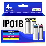 マタインク IP01B 互換インクパック エプソン(Epson)対応 4色セット 対応機種：PX-S884 PX-M884F PX-S885 PX-M885F PX-S884C0 PX-M884FC0 大容量 残量表示 個別包装 増量タイプ