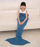 WINK KANGAROO Warm and Soft Mermaid Tail Blanket 7 different Colors Mermaid Blanket for Kids and Adu