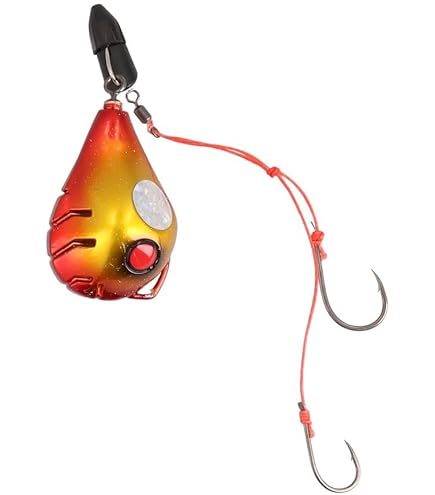 Amazon | ダイワ(DAIWA) 一つテンヤ 紅牙遊動テンヤSSフリリグ40号