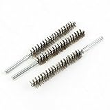 uxcell　チューブブラシ　注ぎ口洗い　　16cm長さ　18mm直径　ステンレス　スチール　クリーン　3本いり