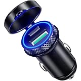 Kaedear(カエディア) バイク シガー ソケット USB 防水 USB電源 PD QC3.0 タイプC タイプA 2ポート 標準 シガーソケット アルミ 防水キャップ 付き KDR-Z6-2-bk (ブラック)