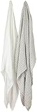 Little Unicorn Bamboo Muslin Swaddle - Houndstooth Grey Set - 2 Pk [並行輸入品]