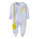 (ビッグエレファント) Big Elephant 1点セット前開キリントき男の子長袖ロンパーススリープウェアボディスーツ K07 (6-12ヶ月)