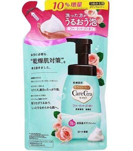 20個セット ケアセラボディソープ ボタニカルガーデンの香り 350ｍｌ　泡石鹸 Amazon | ケアセラ(CareCera) 泡の高保湿ボディウォッシュ つめかえ用