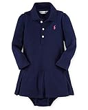 ラルフローレン　【POLO RALPH LAUREN　ポロラルフローレン】　ベビー　ワンピース　長袖【6M】【9M】 (6M) [並行輸入品]