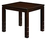 高さ調節ダイニングこたつ ケヴィン 80x80cmこたつ本体のみ[■]