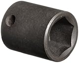 Martin 2620 5/8 Type II Opening 3/8 Power Impact Square Drive Socket 6 Points Standard 1-1/8 Overall