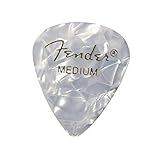 Fender フェンダー ピック PICKPACK WHITE MOTO MED