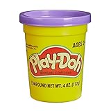 ハズブロ(HASBRO) プレイ・ドー Play-Doh シングル缶 112g (むらさき)こむぎねんど B7561 正規品