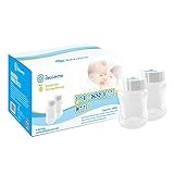 Bellema Breastmilk Storage Wide Neck Bottles, 6 oz, by Bellema