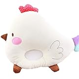エルフ ベビー(Fairy Baby)ドーナツ枕 新生児用まくら 向きぐせ防止 可愛い鶏ちゃんぬいぐるみ クリーム