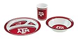 NCAAテキサスA & M Aggies 3ピースディッシュセット