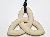 Peacemaker Jewelry Trinity Knot Silicone Teething Pendant Necklace (Ivory) by Peacemaker Jewelry