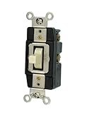 Leviton 15-amp Toggle単極AC静かスイッチ 1281-I 1