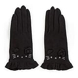 ハローキティ 手袋 (ブラック/タッチパネル対応)