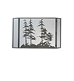 Meydaティファニー99675 Tall Pines Folding暖炉画面、幅50 " x 30 "高さ