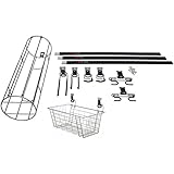 Rubbermaid FastTrack 14-pieceガレージストレージスポーツandアクティビティキット機能48で。レール、多目的フック、2-handle S字フック、ボールラック、ユーティリテ