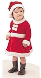 ベビーサンタ 女の子 クリスマスコスチューム 可愛いサンタに大変身 (80)