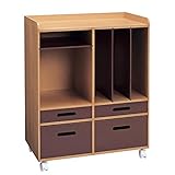 自分で収納ラック　ワイド　　ブラウン　Ｂ