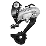 リアディレイラー Altus RD-M370 自転車 リアディレーラー 9速 ダイレクトマウント マウンテンバイク ロードバイク (シルバー)