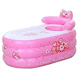 WENJUN インフレータブルバスタブ大人用バスタブ折りたたみバスタブバスタブバスタブ ( 色 : ピンク ぴんく , サイズ さいず : 130*75*70 cm )