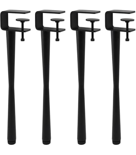 Amazon.co.jp: QUADRASPIRE 19mm径平型脚 F19F（ブラック）/1個