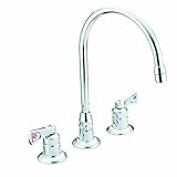 Moen 8227 Commercial M-Dura Widespread Kitchen Faucet 2.2 gpm, Chrome [並行輸入品]