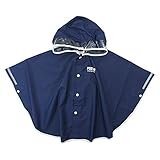 【オールシーズン】 POSTAR(ポスター) ワンポイントレインポンチョ S(90cm)/NAVY NO.P-6611-20