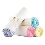 Organic Swaddle Blanket - USA Made 100% Cotton (GREY) by The Snug Bug [並行輸入品]