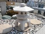 古代雪見燈籠（1.5尺・角型・サビ色）