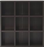 収納家具・収納棚3段幅広『レガール』【FBC】サイズ：約1045×295×1110mmダークブラウン(#9836680) CD、レコード、雑誌、本など、すっきり収納できます。