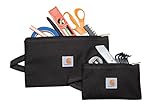 Carhartt Legacy Utility Pouch Set of 2, Black [並行輸入品]