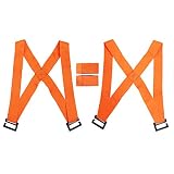 [モデルノ　ラ　テール] 家具 移動 便利 グッズ キャリー ベルト ML-CB2 引っ越し 運送 運搬 すべり止め （オレンジ+ブラック金具）