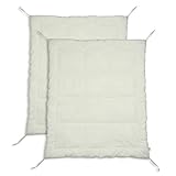 ベビー洗えるふとん ヌード２枚合せ掛ふとん【100c×125c】【日本製】(ホワイト)