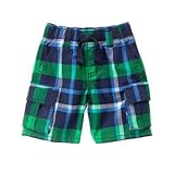 ジンボリー GYMBOREE/ プラッド カーゴ ショーツ ツリートップ チェック ボトムスショートパンツ 12～18ヶ月【並行輸入】