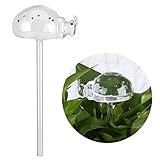 Acogedor　自動水やり器　自動灌水装置　可愛いビートル型　植物の自動給水器　給水ツール　透明　植物　園芸　盆栽　