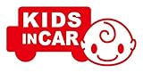 Sticker Shop Haru KIDS ＩＮ CARステッカー 車型 ２０cm レッド