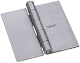 Stanleyハードウェアnh804 3 " x 3 " Wideユーティリティヒンジ取り外し可能ピン穴なしNot Swaged in Plain Steel
