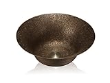 Lenova CB-120 Bathroom Vessel Sink, 16.5-Inch by 16.5-Inch, Copper [並行輸入品]