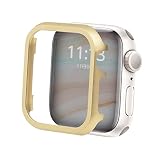 Gaacal マットApple watch ケース 5色展開 アップルウォッチ保護ケース装着簡単 iWatch フレームカバーPCフレーム 一体型 超薄型 耐衝撃Series7 6 SE 5 4カバー Series7 6 SE 5 4カバー38mm 40mm 41mm 42mm 44mm 45mm (41mm, ピンク)
