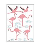 ハシートップイン バスウォールステッカー フラミンゴ HB-2843