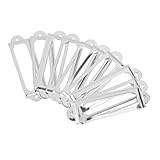 Dovewill 全4色　約50個入り　　耐久性　引き出しフレーム　ボックス/キャビネット　フレーム　ラベルホルダー　 - シルバー