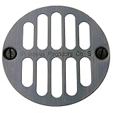 lasco-simpatico 31291フラットドレイングリル、シャワー用4インチ直径、3 – 3 / 8インチネジ穴 31291VB 1